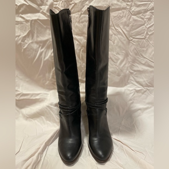 UGG Black Tall Heeled Boots - Picture 2 of 14